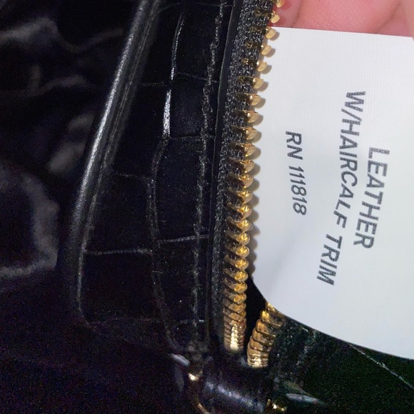 Michael Kors Red and Animal Print Crossbody Bag - Picture 10 of 13